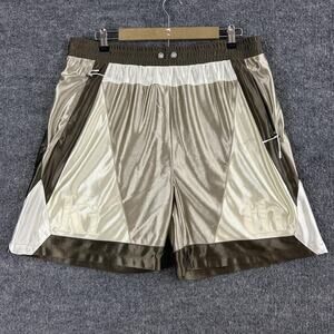 Kith Shorts Mens XL Faille Jersey Turbo Satin Beige Athletic Basketball Street